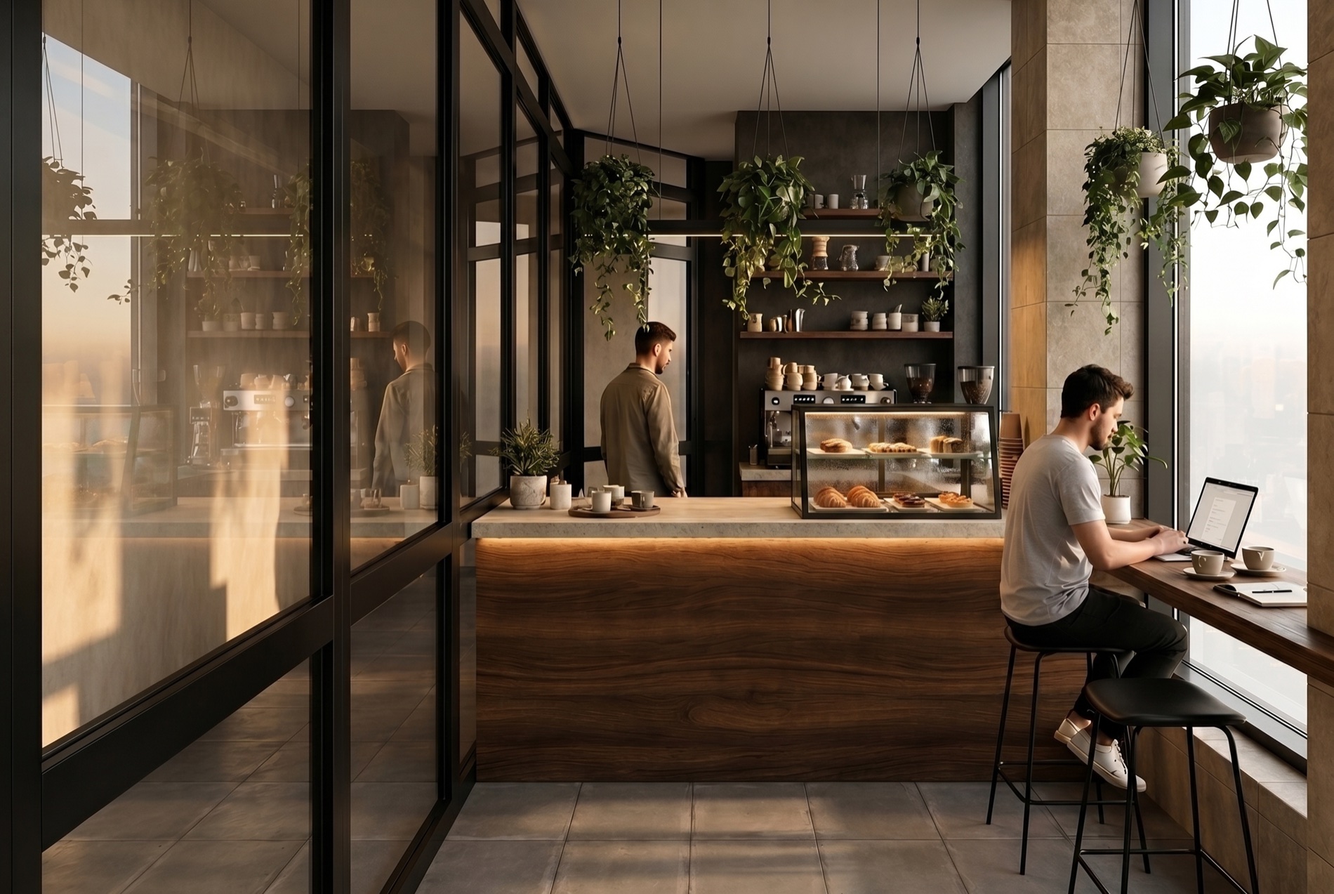 Кафе — 01 cover cafe counter