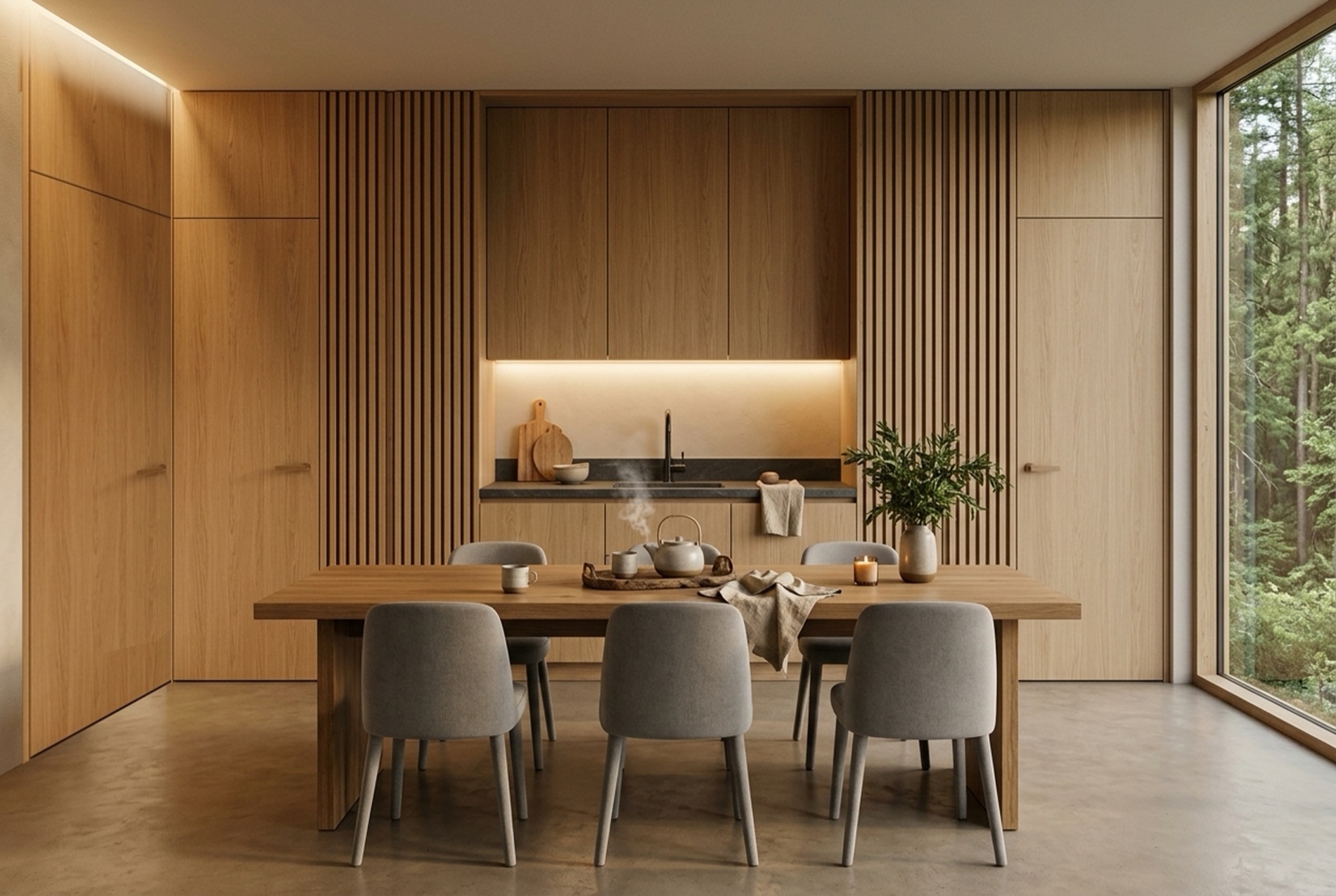 Арендный банный комплекс для компаний — 08 dining interior