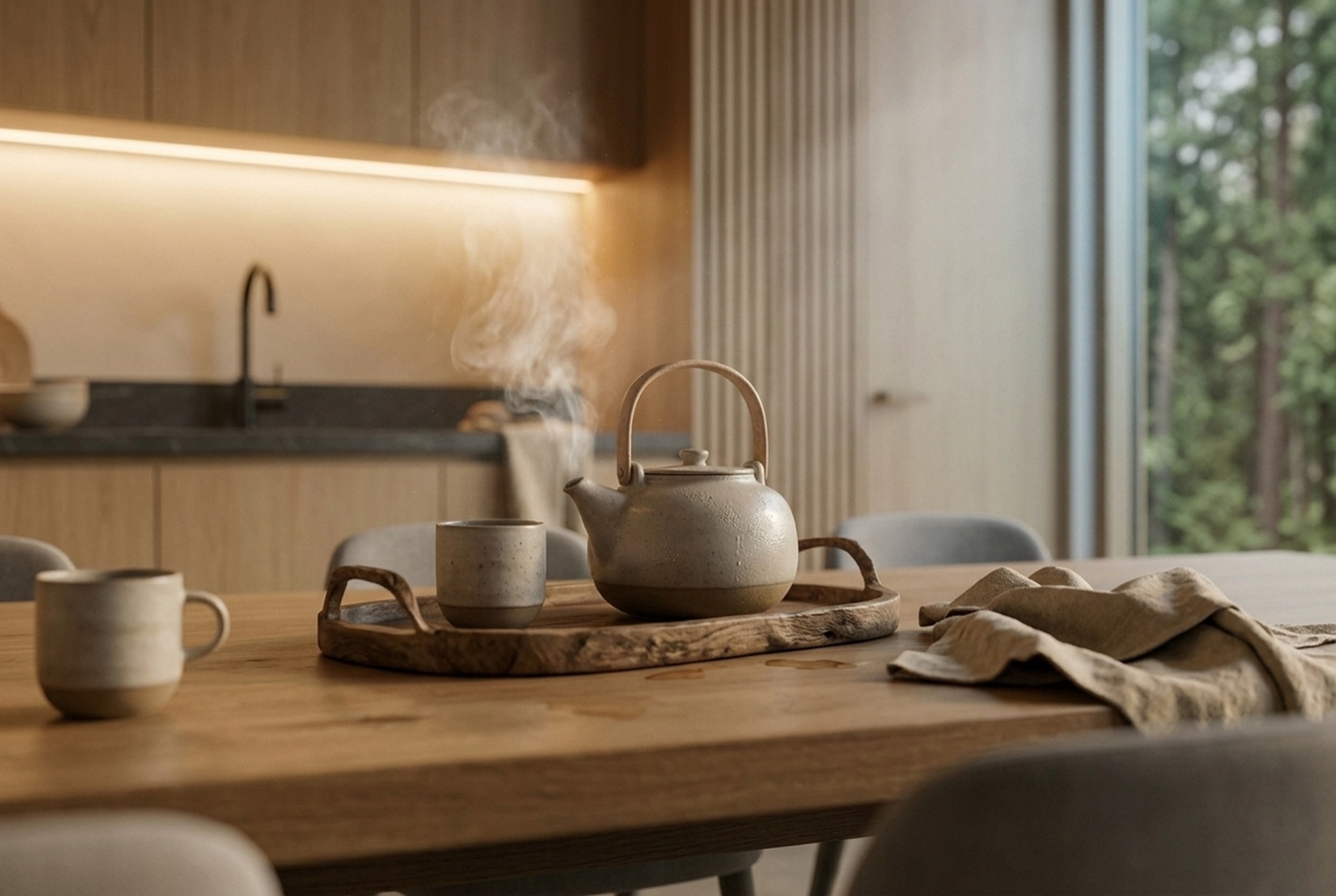 Арендный банный комплекс для компаний — 09 tea table detail