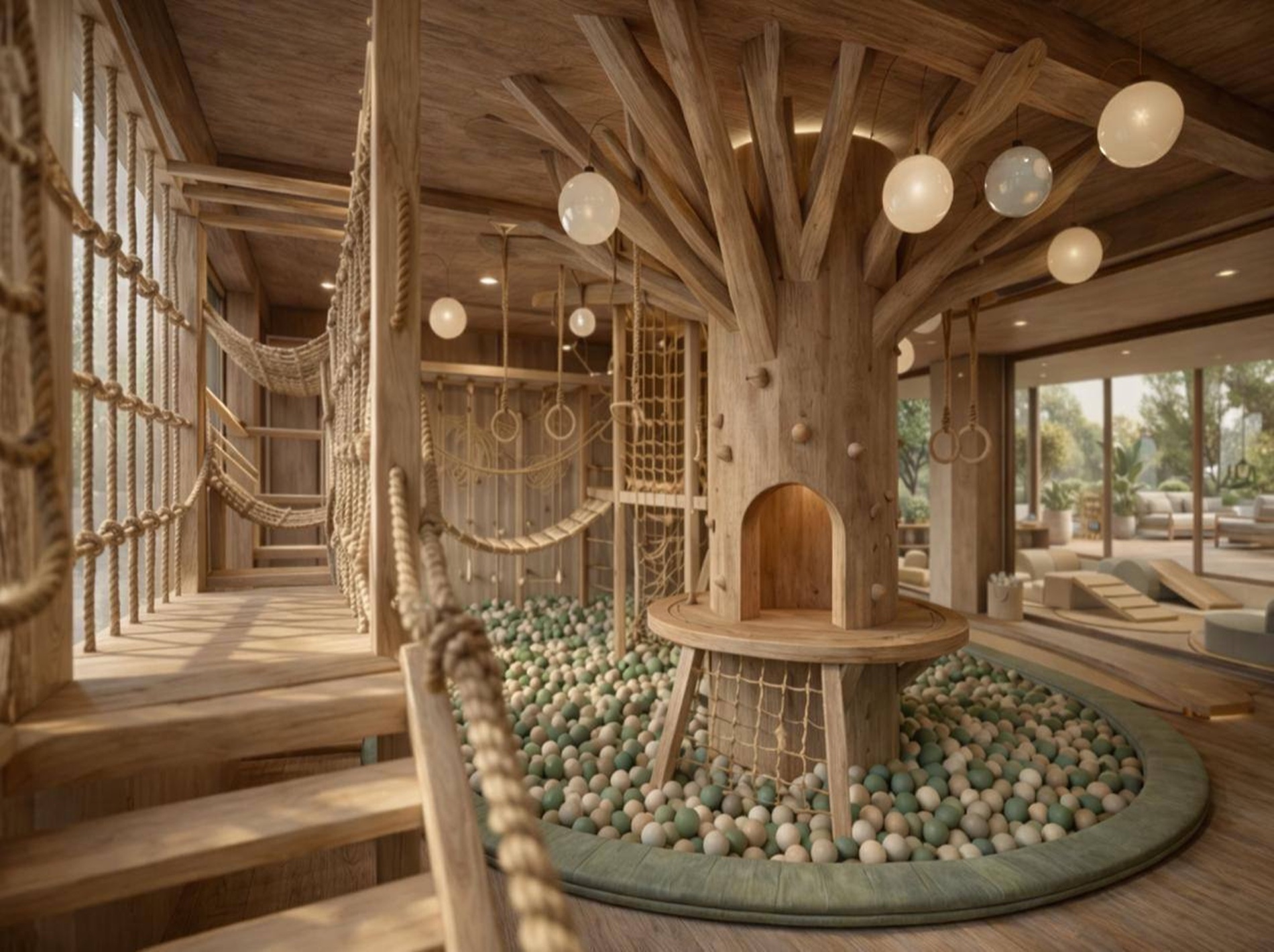 Детская резиденция — 02 indoor play tree