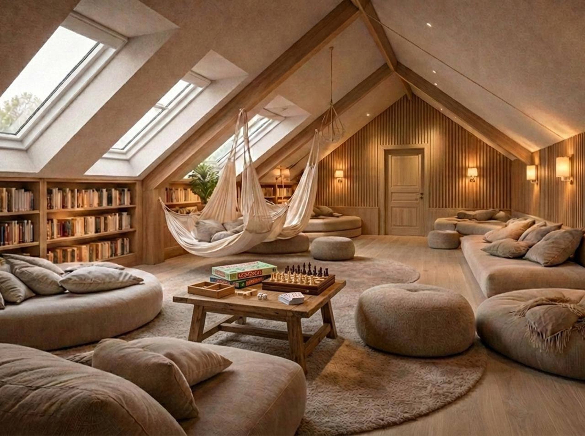 Детская резиденция — 04 attic lounge