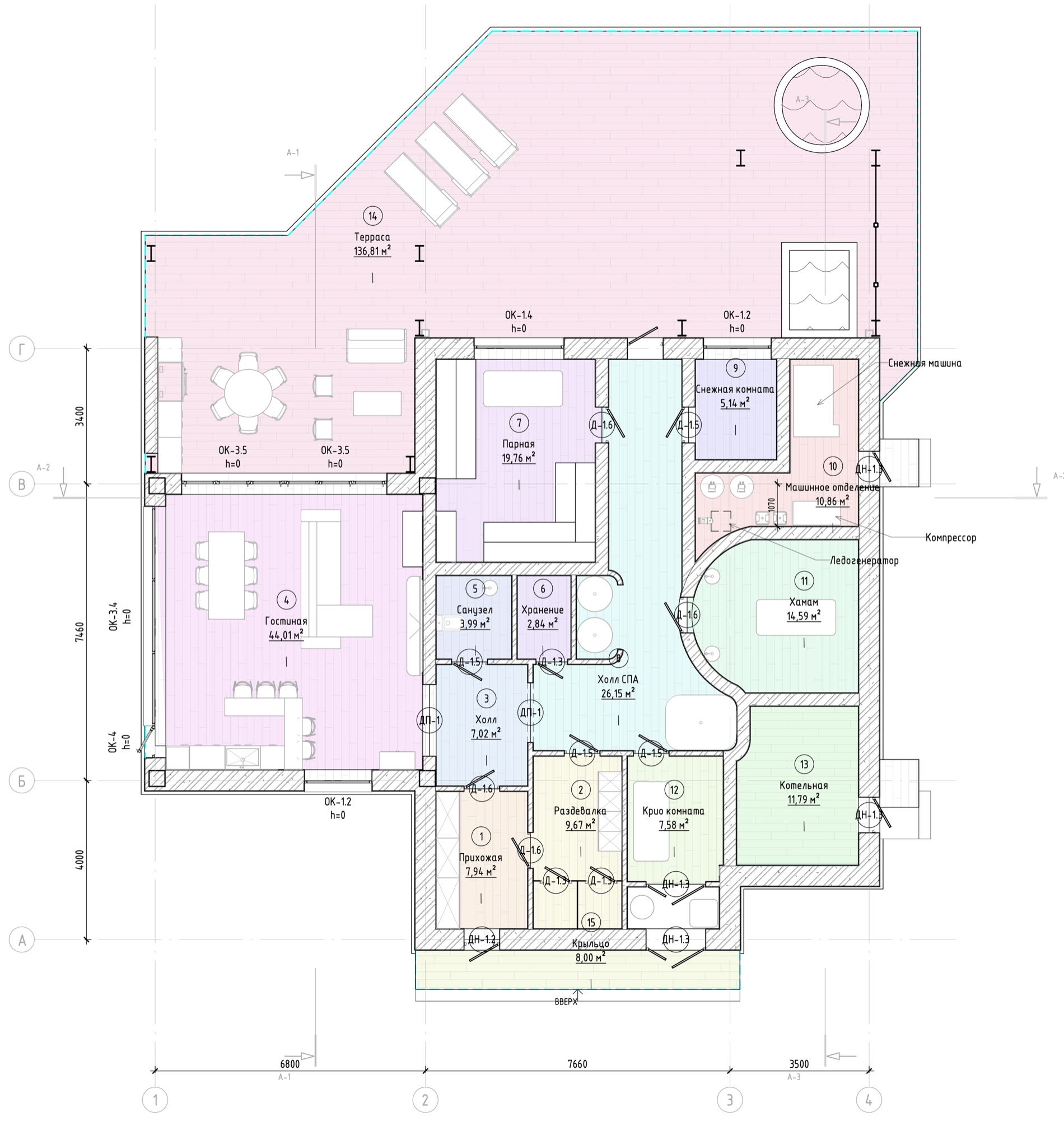 Дом отдыха и восстановления — 03 floor plan