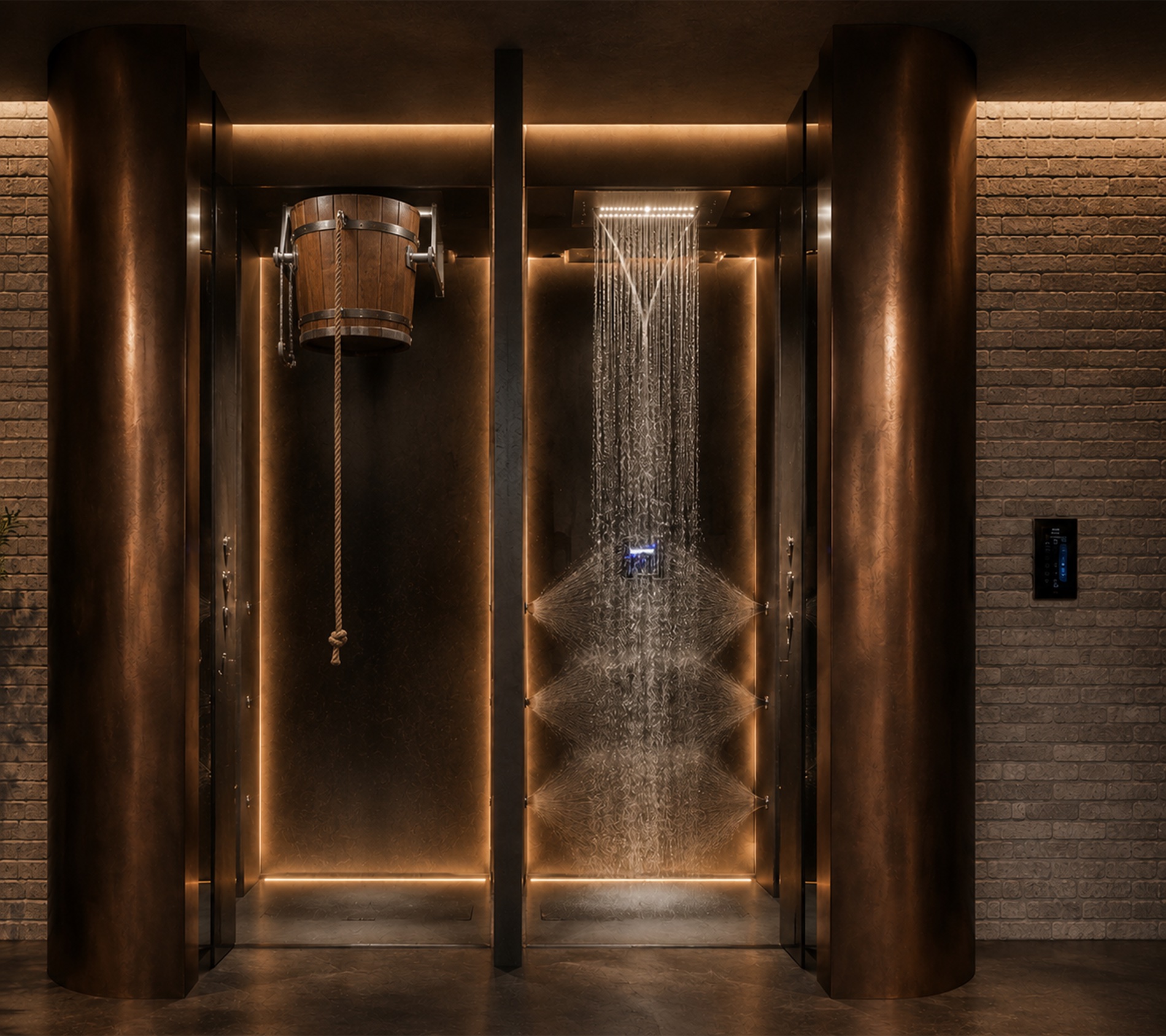 Дом отдыха и восстановления — 11 shower corridor